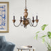 Neddy Wood Chandelier-DWHOME
