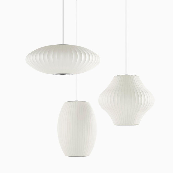 Bubble Mulberry Silk Pendant Lamp-DWHOME
