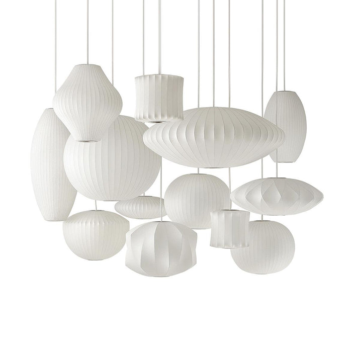 Bubble Mulberry Silk Pendant Lamp-DWHOME