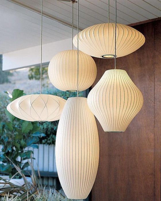 Bubble Mulberry Silk Pendant Lamp-DWHOME