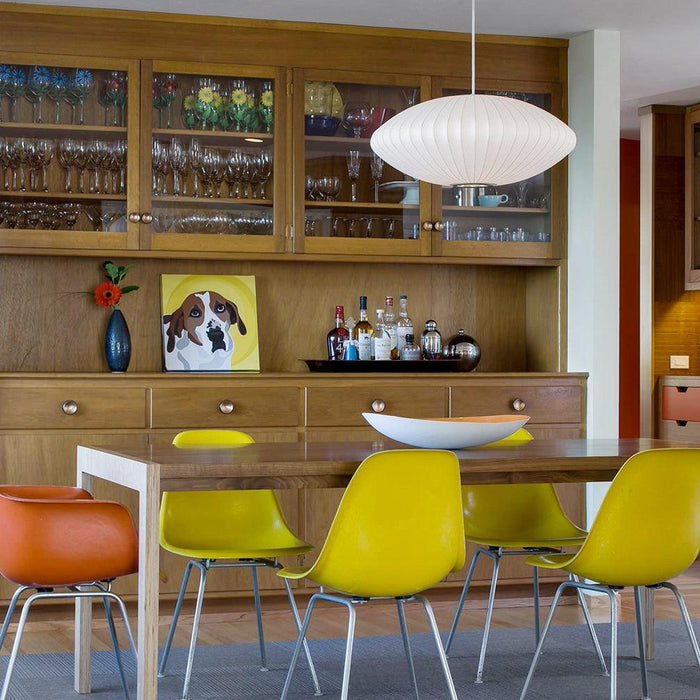 Bubble Mulberry Silk Pendant Lamp-DWHOME