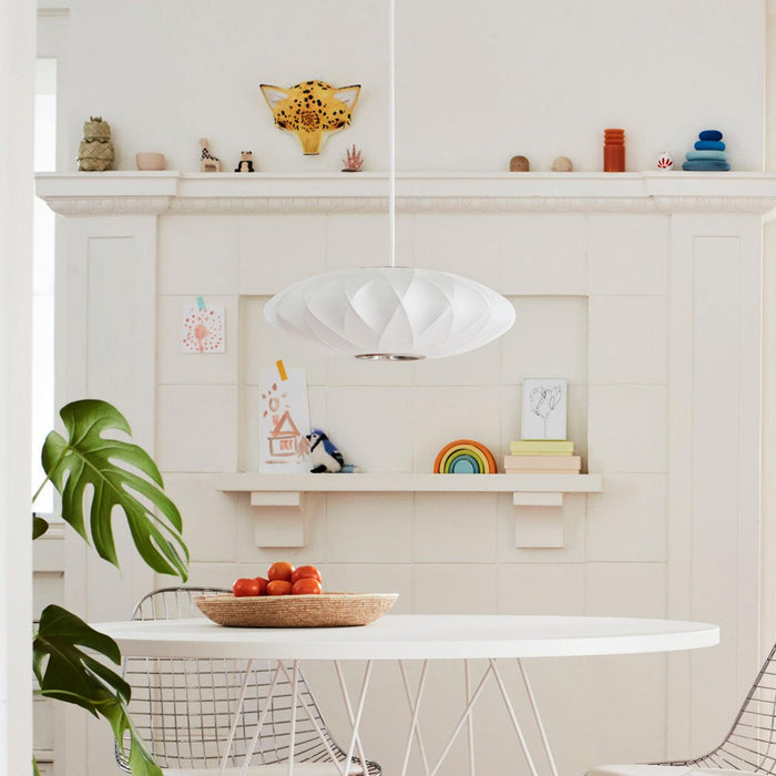 Bubble Mulberry Silk Pendant Lamp-DWHOME