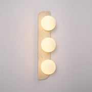 Elysian Travertine Plug-in Wall Light-DWHOME