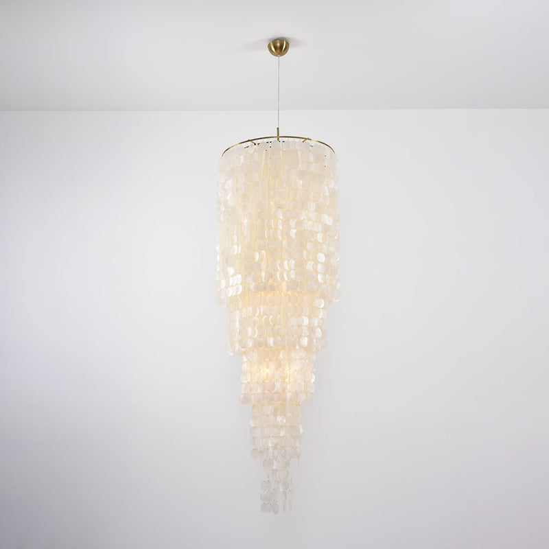 Nerida Shell Chandelier-DWHOME