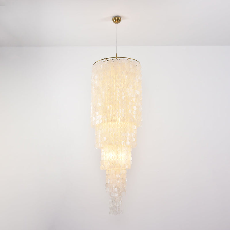 Nerida Shell Chandelier-DWHOME
