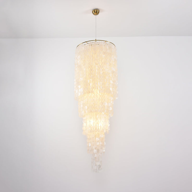 Nerida Shell Chandelier-DWHOME