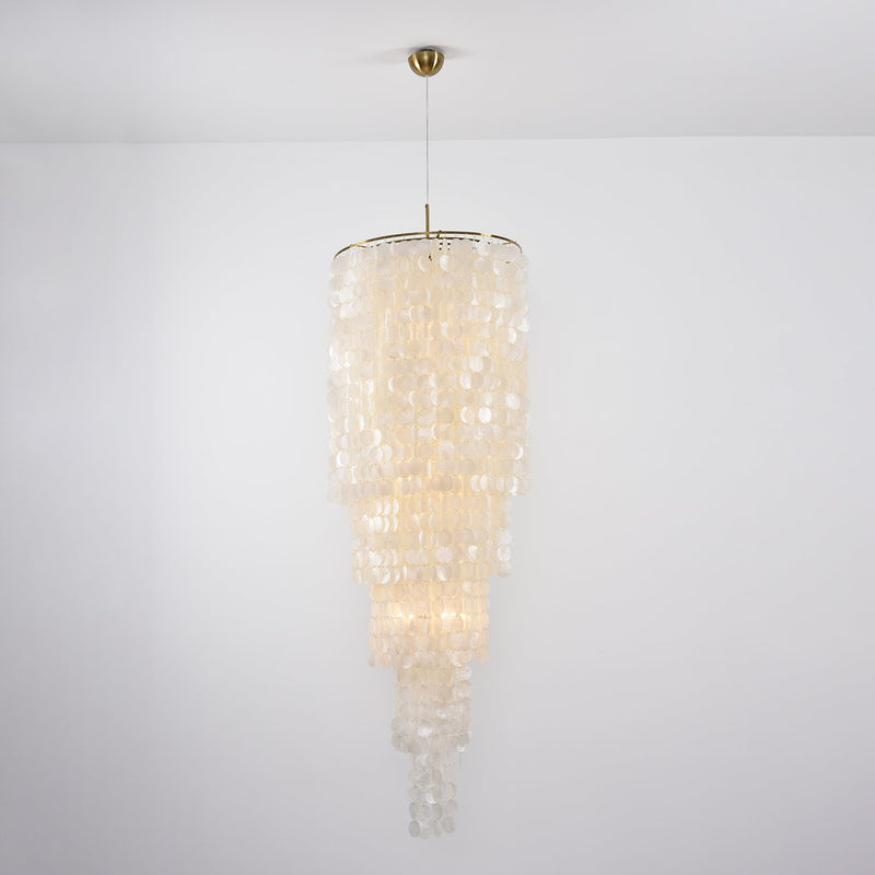 Nerida Shell Chandelier-DWHOME
