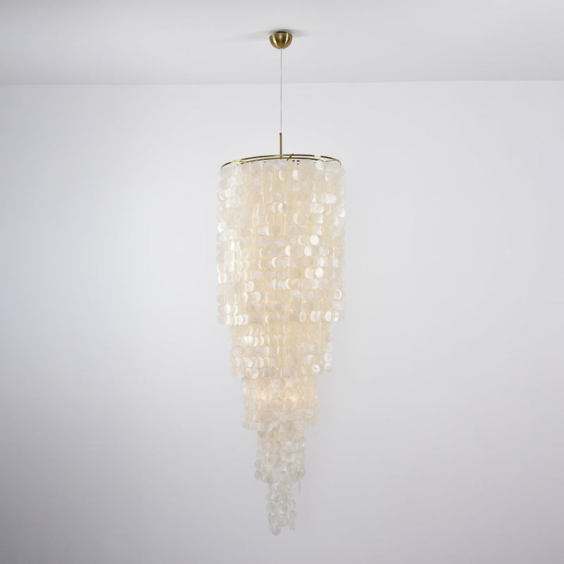 Nerida Shell Chandelier-DWHOME