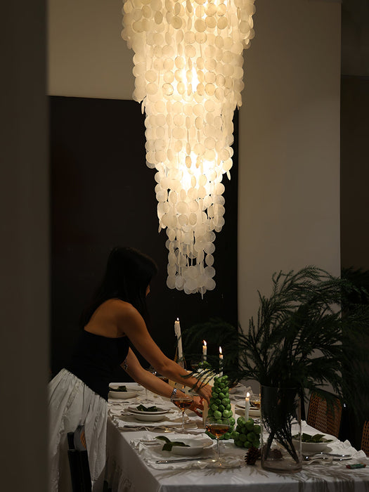 Nerida Shell Chandelier-DWHOME