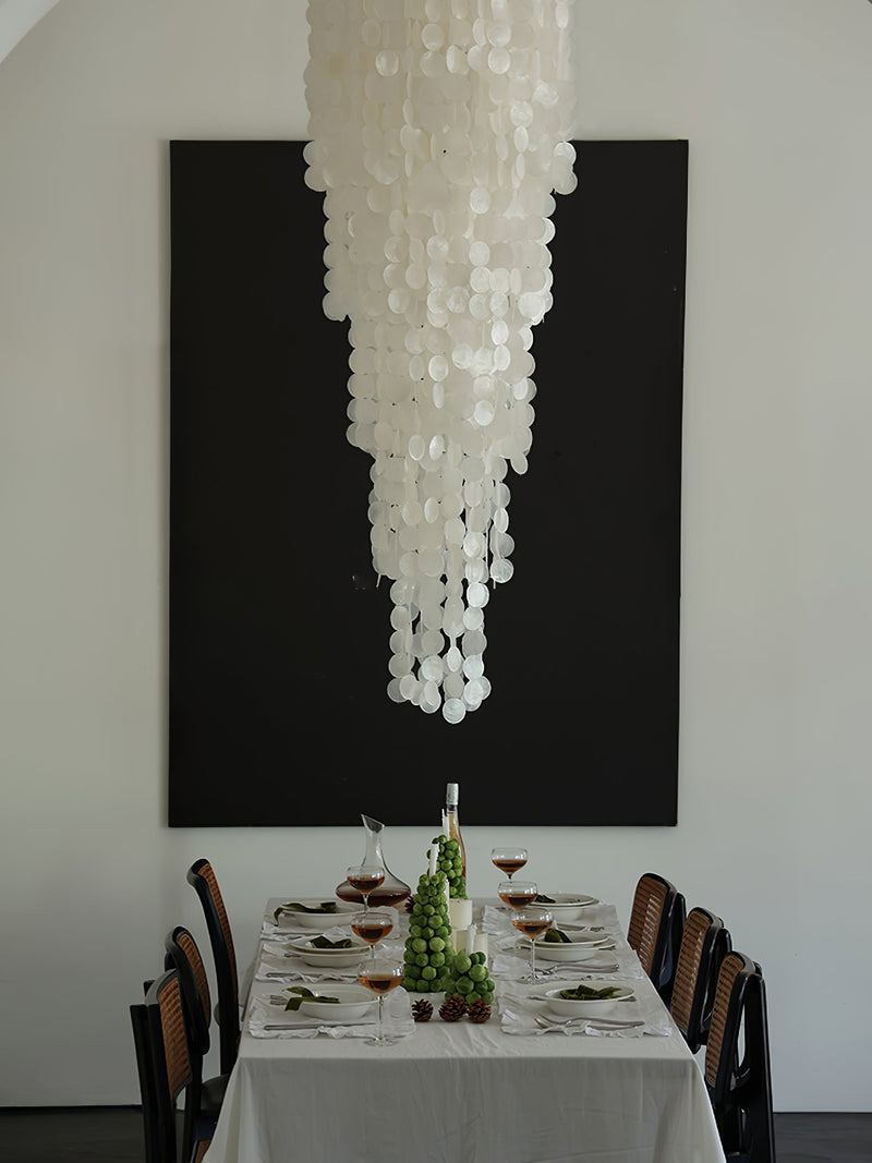 Nerida Shell Chandelier-DWHOME