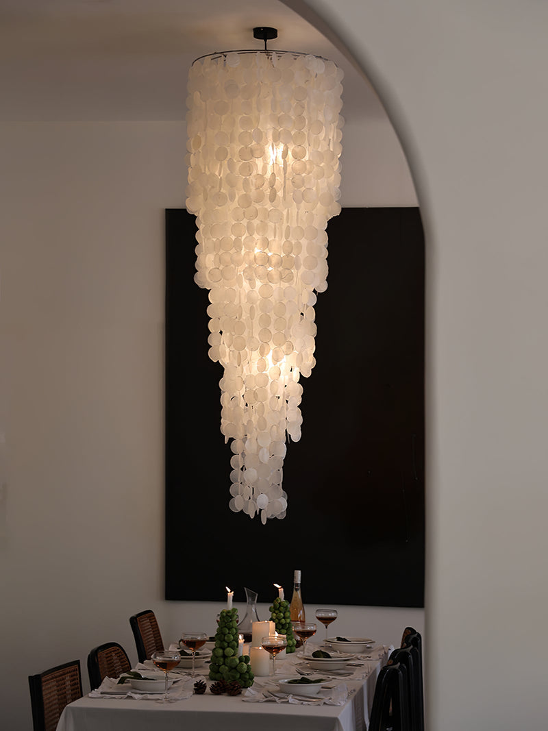 Nerida Shell Chandelier-DWHOME