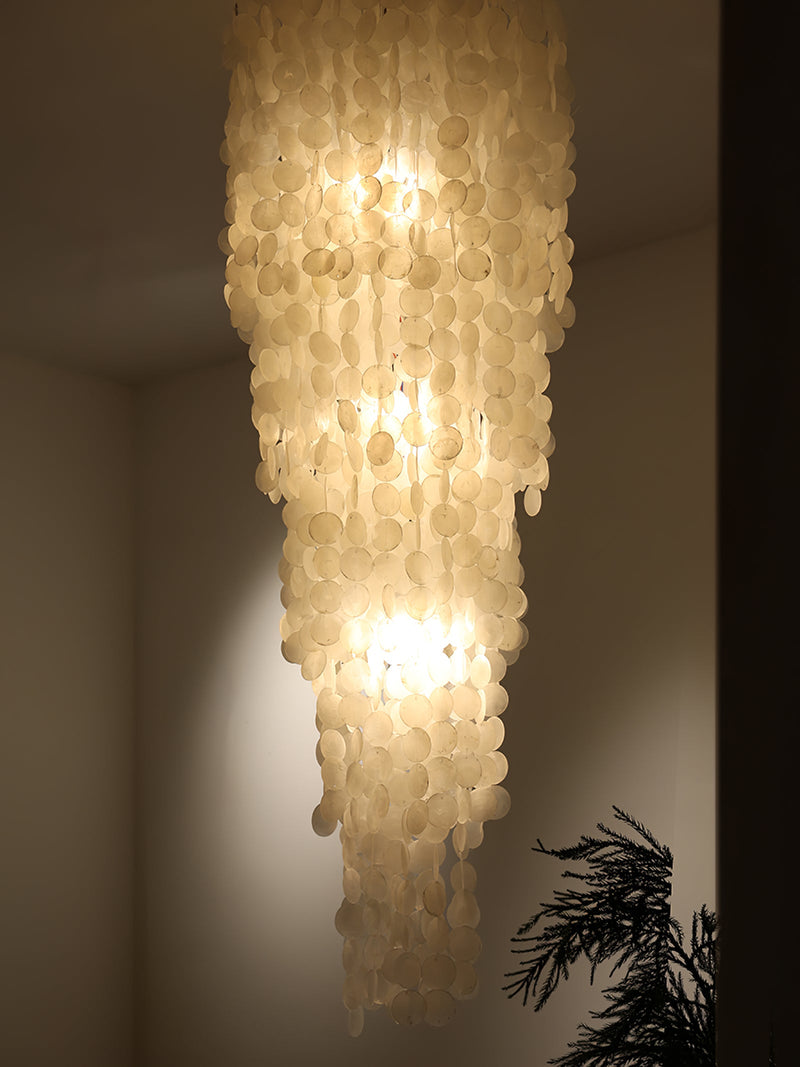Nerida Shell Chandelier-DWHOME
