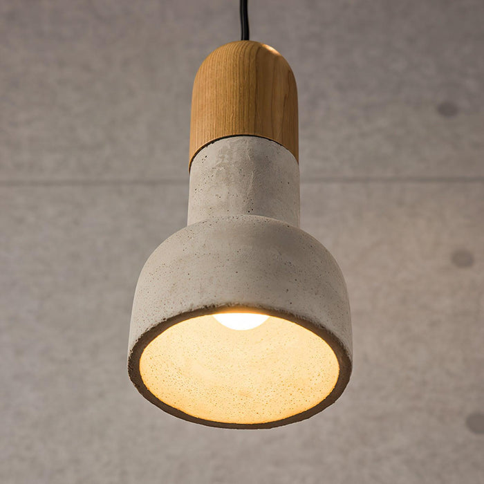 Nessa Wood Pendant Light-DWHOME