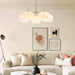 Nickel Glass Persimmon Chandelier - DWHOME