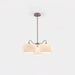 Nickel Glass Persimmon Chandelier - DWHOME