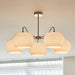 Nickel Glass Persimmon Chandelier - DWHOME