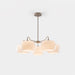 Nickel Glass Persimmon Chandelier - DWHOME