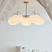 Nickel Glass Persimmon Chandelier - DWHOME