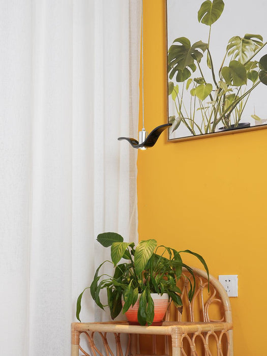 Seagull Resin Pendant Light.