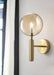 Nilsen Ball Shaped Glass Wall Light.