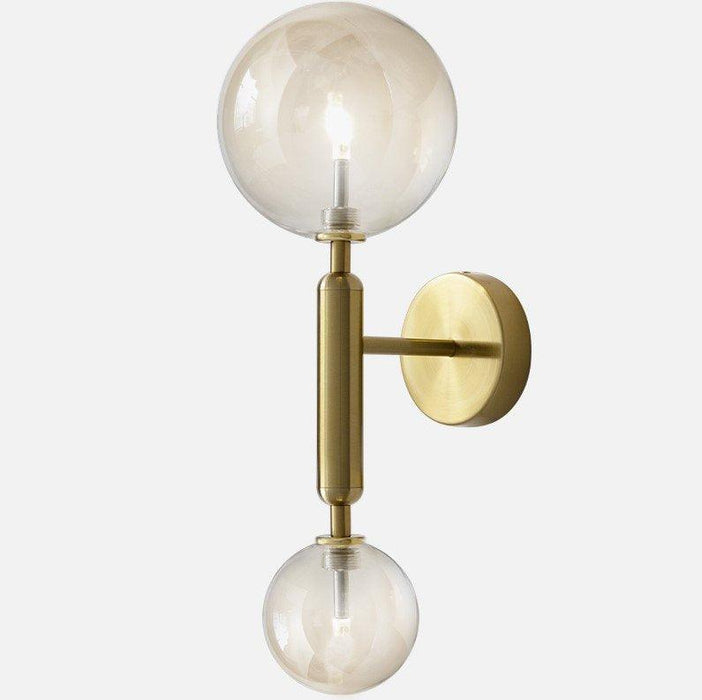 Nilsen Ball Shaped Glass Wall Light.