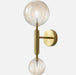 Nilsen Ball Shaped Glass Wall Light.