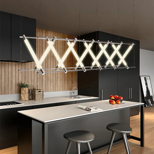 Nina Contemporary LED Kitchen Island Light.