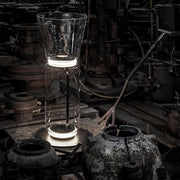 Bamboo Glass Floor Lamp-DWHOME
