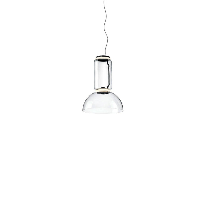 Cylindrical Glass Pendant Light.