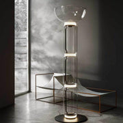 Bamboo Glass Floor Lamp-DWHOME