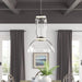 Cylindrical Glass Pendant Light - DWHOME