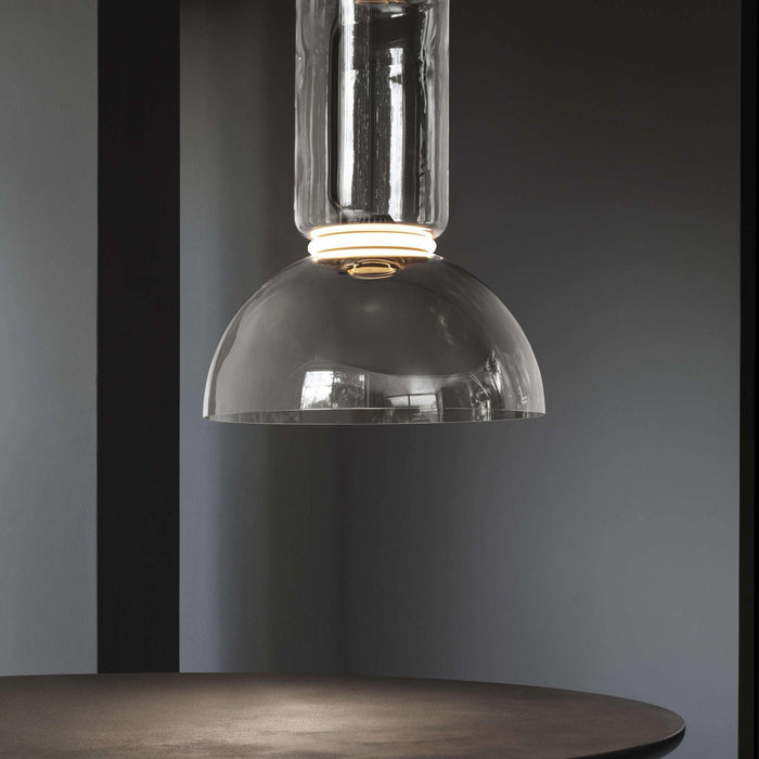 Cylindrical Glass Pendant Light - DWHOME