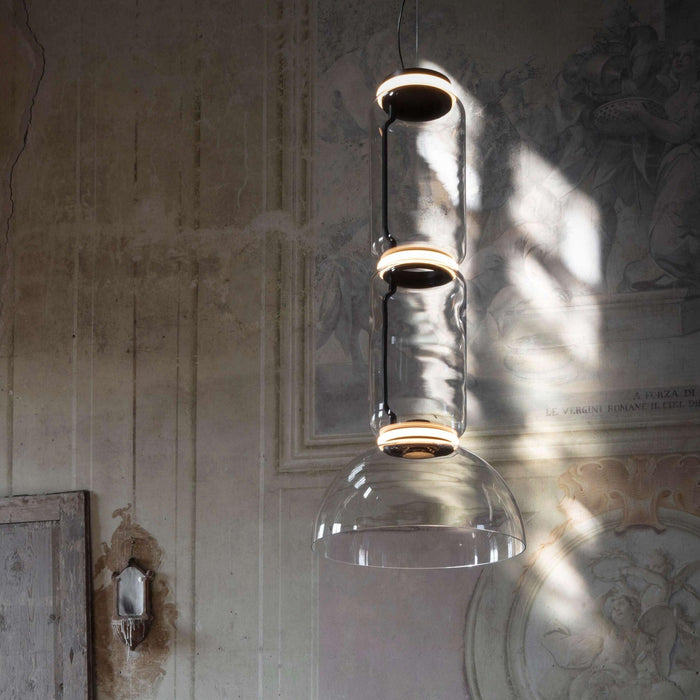 Cylindrical Glass Pendant Light - DWHOME