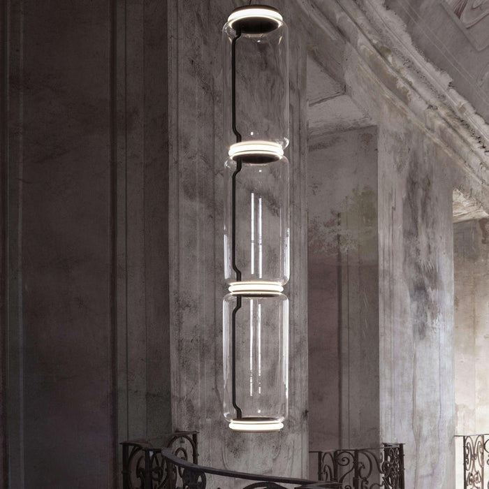 Cylindrical Glass Pendant Light - DWHOME