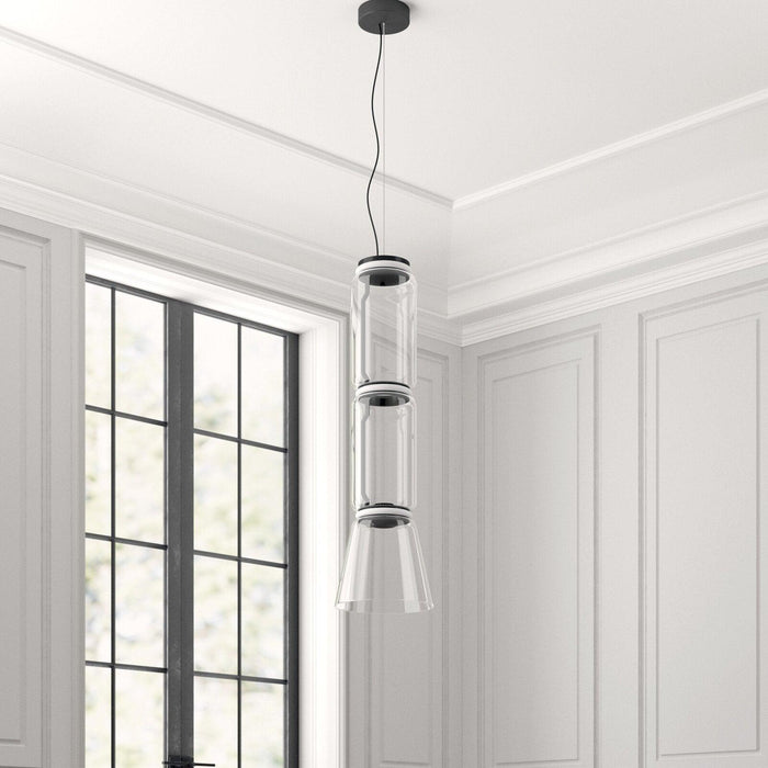 Cylindrical Glass Pendant Light - DWHOME