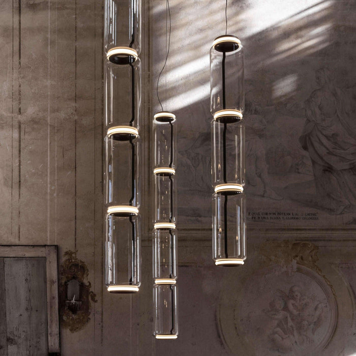 Cylindrical Glass Pendant Light - DWHOME