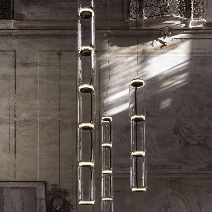 Cylindrical Glass Pendant Light - DWHOME