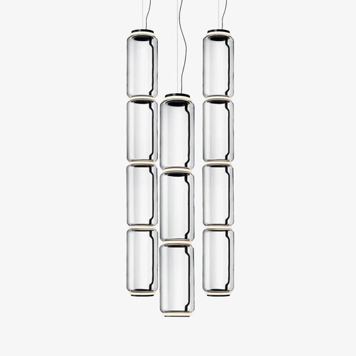 Cylindrical Glass Pendant Light-DWHOME