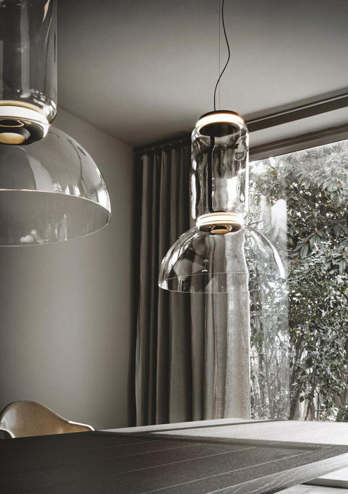 Cylindrical Glass Pendant Light - DWHOME