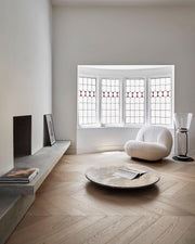 Bamboo Glass Floor Lamp-DWHOME