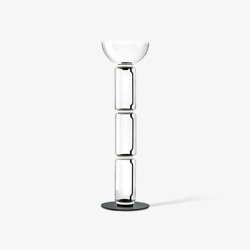 Bamboo Glass Floor Lamp-DWHOME