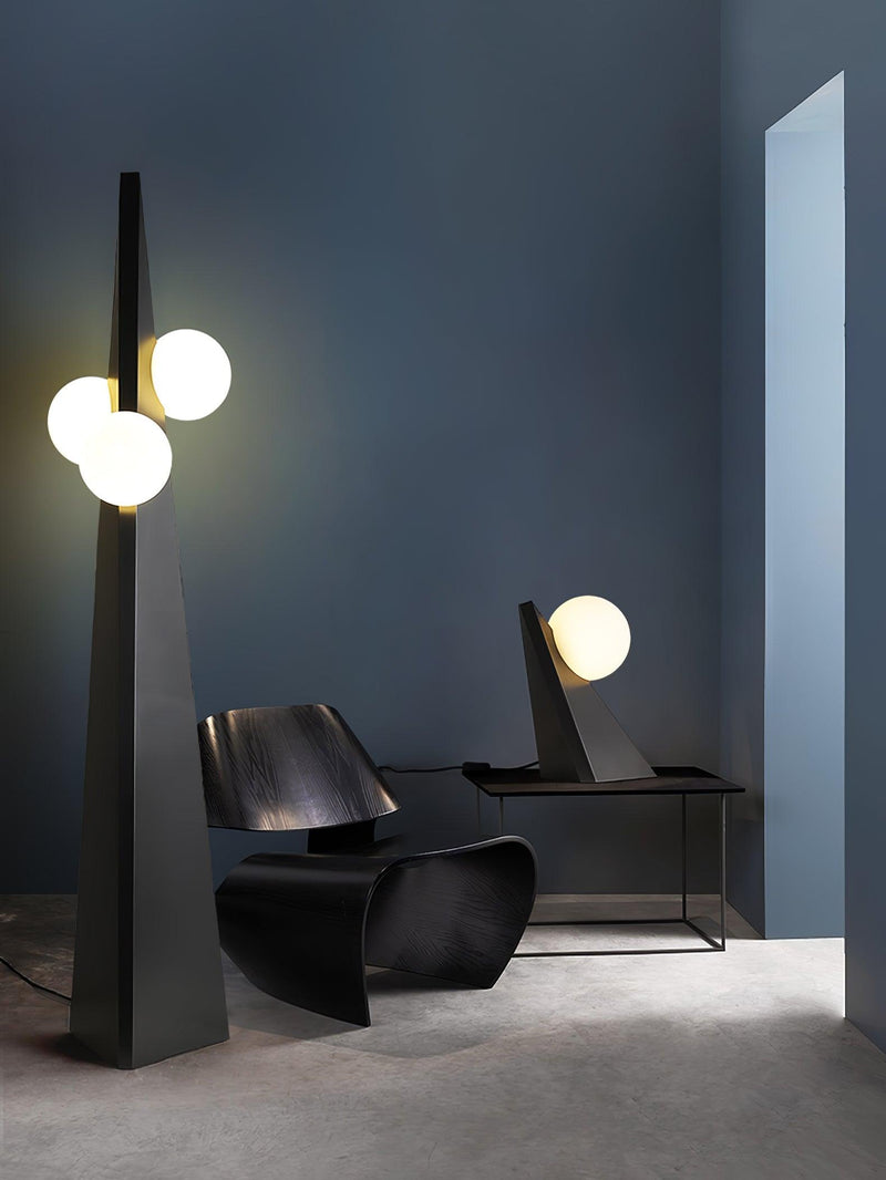 Noir Roy Floor Lamp-DWHOME