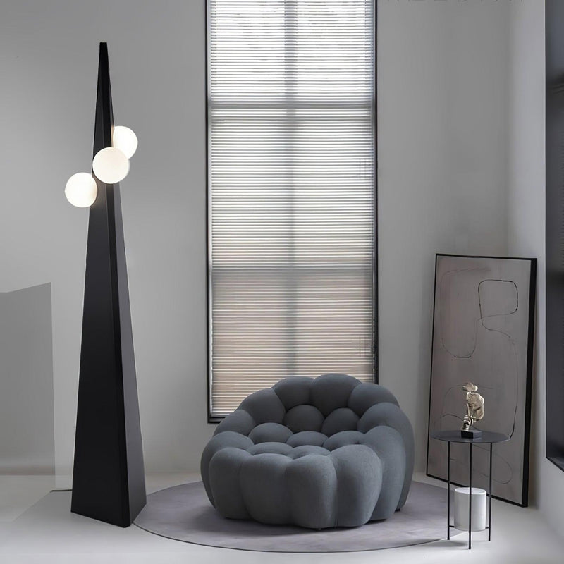 Noir Roy Floor Lamp-DWHOME