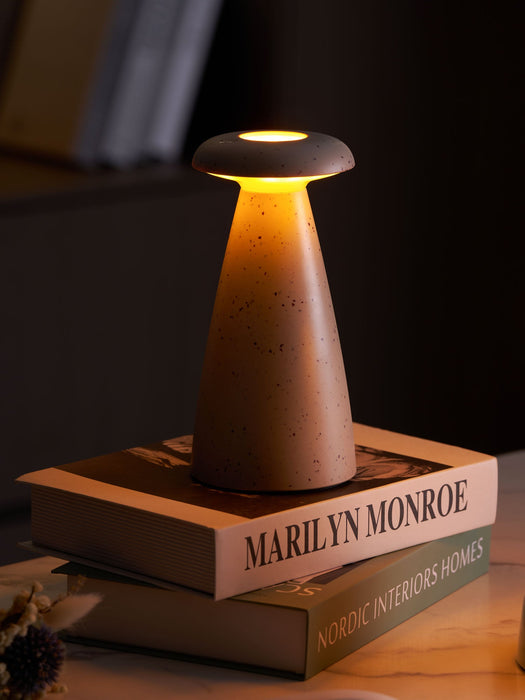 Noko Mushroom Rechargeable Table Lamp-DWHOME