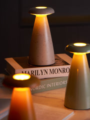 Noko Mushroom Rechargeable Table Lamp-DWHOME