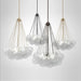 Nora White Bubble Cluster Chandelier.