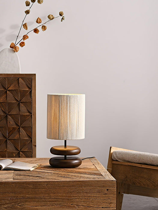 Nora Wood Table Lamp-DWHOME