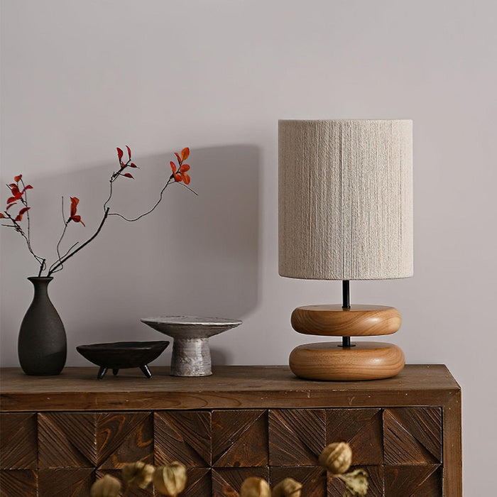 Nora Wood Table Lamp-DWHOME