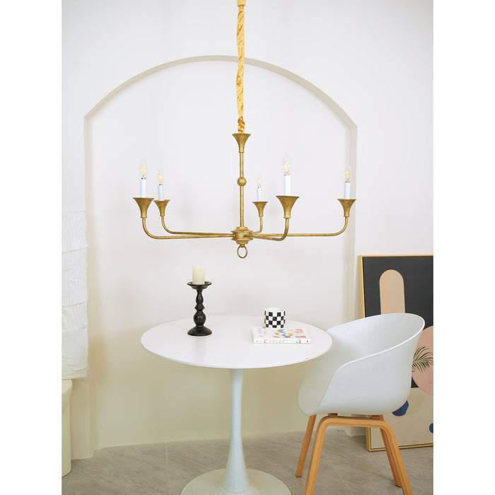 Elara Candle Chandelier-DWHOME