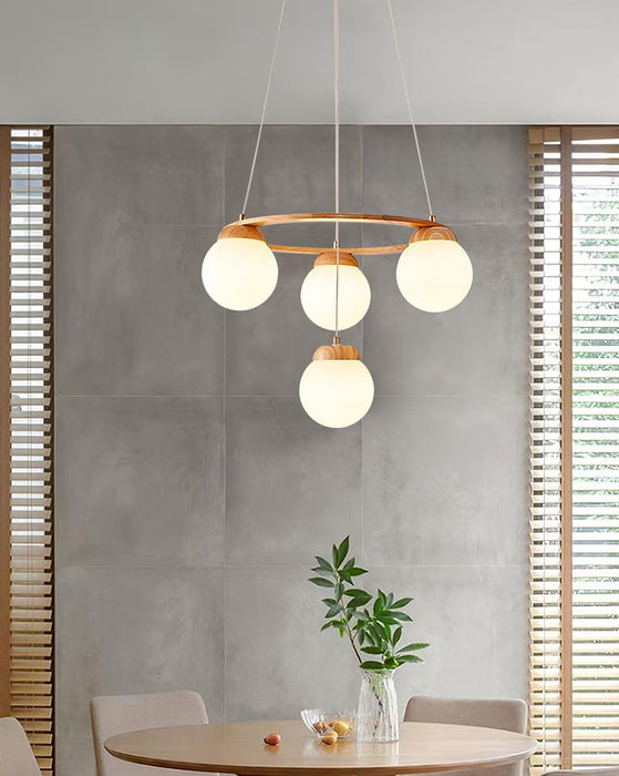 Miira Wood Chandelier - DWHOME